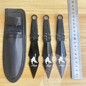 Wurfmesser-Trainingsset YF069 – 3-teilig, Schwarz
